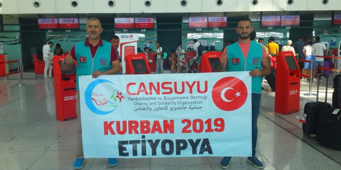 Cansuyu Derneği'nin ilk Kurban ekibi yola çıktı