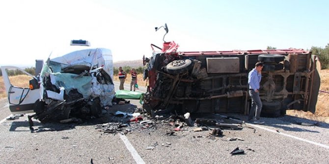 Gaziantep'te feci kaza