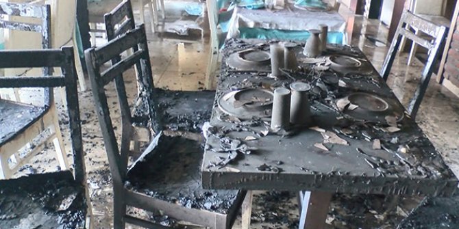 Parasını alamayınca çalıştığı restoranı benzin döküp yaktı