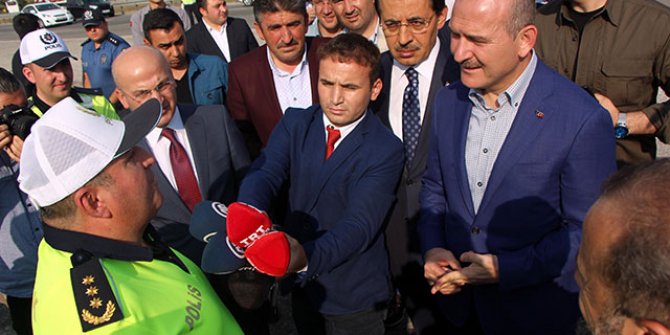 Bakan Soylu trafik denetiminde