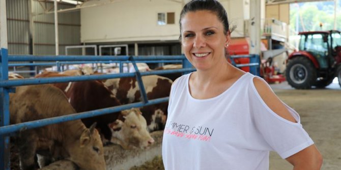 Kadın girişimci 'yapamazsın' diyenlere inat çiftlik kurdu