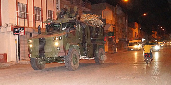 Suriye sınırına askeri sevkiyat