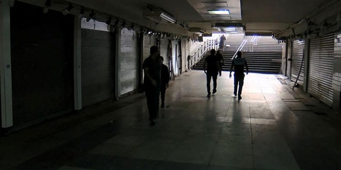 Eminönü alt geçidinde son durum