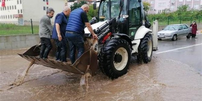 Samsun'da selde bir kişi hayatını kaybetti