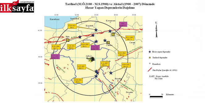 Ankara'nın deprem tarihi ne?