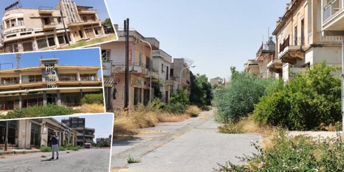 KKTC’de tarihi gün: Gazeteciler 45 yıldır kapalı olan Maraş’a girdi