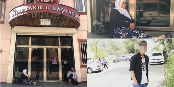 Diyarbakır'da bir anneden daha HDP önünde oturma eylemi