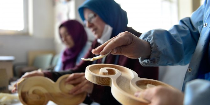 Ankara Büyükşehir Belediyesi'nden üreten kadınlara destek