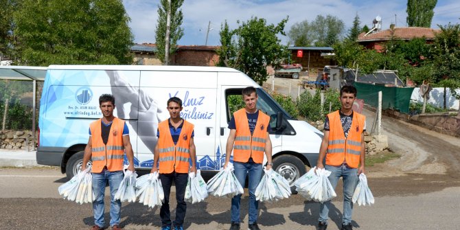 Altındağ'da 120 bin çöp poşeti dağıtıldı