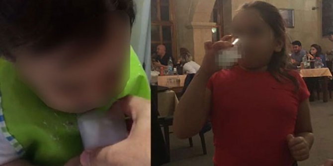 Çocuğa içki içiren çifte, Uşak'ta gözaltı