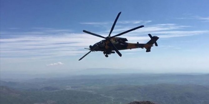 Üçüncü ortak helikopter uçuşu gerçekleştirildi