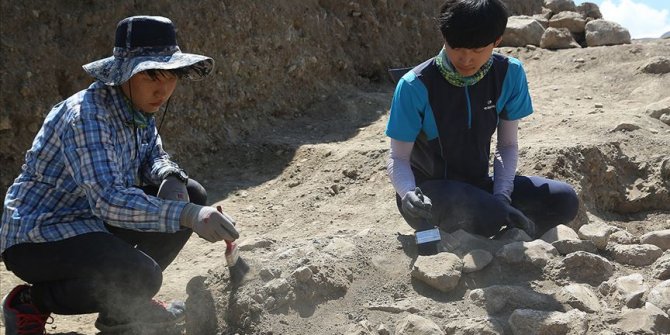Koreli arkeoloji öğrencileri Çorum'da tecrübe kazanıyor