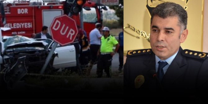 İl emniyet müdürü kaza geçirdi, eşi hayatını kaybetti