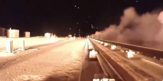 Saatte 10 bin 620 km hız yapan hipersonik roket kızağı