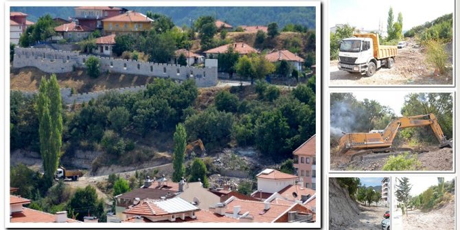 Kızılcahamam'da yıkım devam ediyor