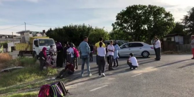 Okul servisi takla attı: Çok sayıda öğrenci yaralı