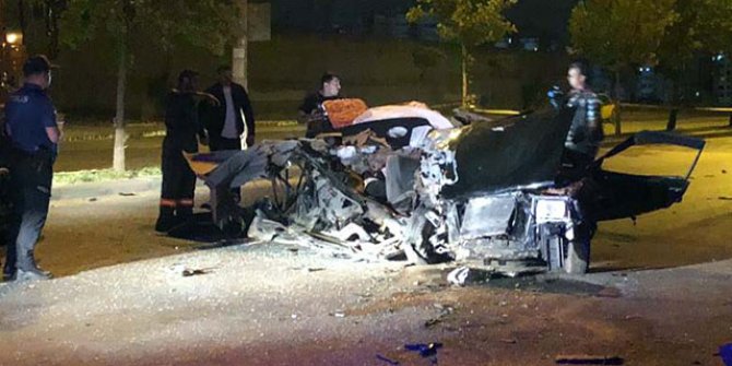 Ankara'da 'Drift' kovalamacası: 2 ölü, 1 yaralı