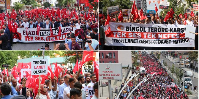 PKK’ya karşı tek yürek