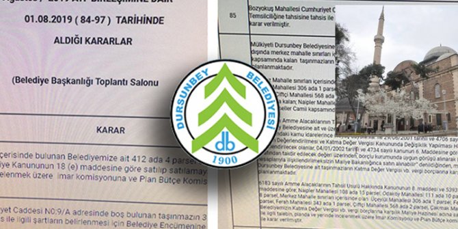 Dursunbey Belediyesi camileri satışa çıkardı iddiası