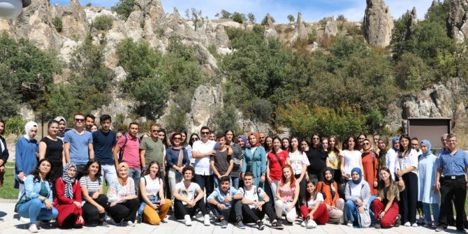 Kızılcahamam Meslek Yüksekokulu öğrencilerine belediye tarafından ilçe tanıtıldı