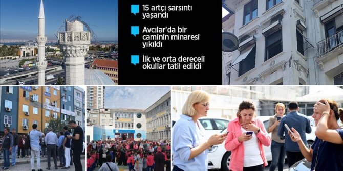 İstanbul Marmara Denizi Silivri açıklarında 5.8 şiddetinde deprem!