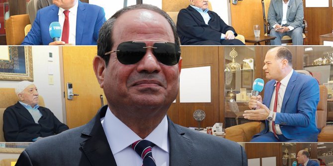 Sisi’nin TV’si FETÖ elebaşı Gülen ile röportaj yaptı