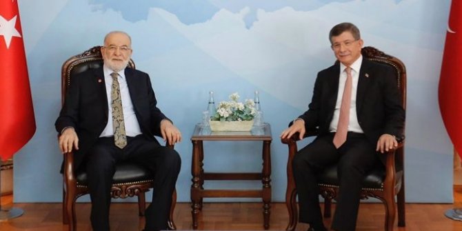 SP lideri Karamollaoğlu, Ahmet Davutoğlu ile biraraya geldi