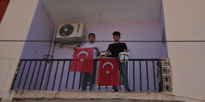 Sınır köylerinden Barış Pınarı Harekatı'na destek