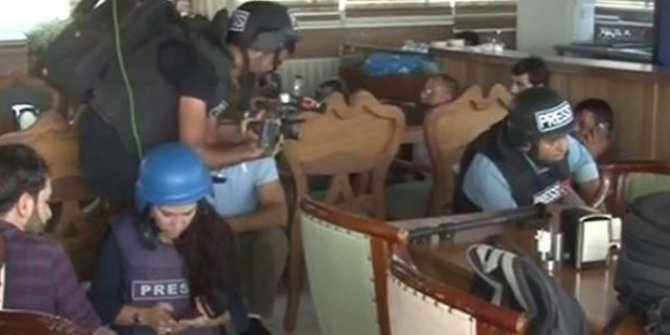 PKK Nusaybin'de gazetecilere keskin nişancıyla saldırdı