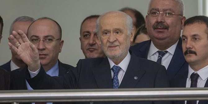 MHP lideri Devlet Bahçeli mesaiye başladı