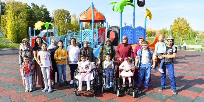 Başkent'e engelli çocuklara özel park