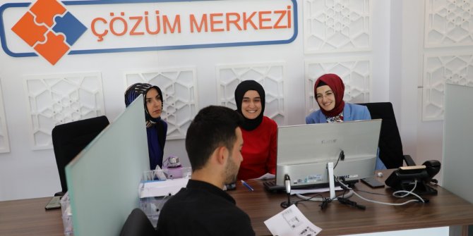 Akyurt Belediyesi'nde çözüm merkezi hizmet vermeye başladı