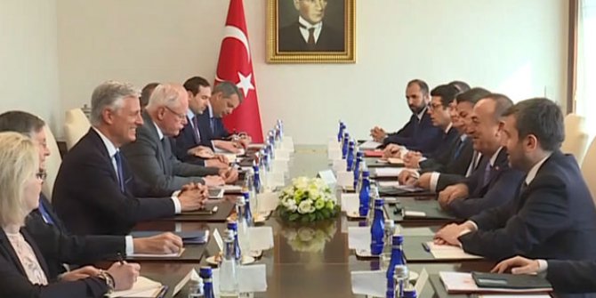 Bakan Çavuşoğlu, ABD Ulusal Güvenlik Danışmanı O'Brien ile görüştü