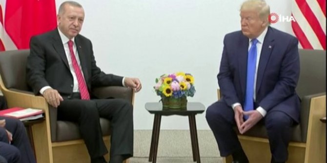 Cumhurbaşkanı Erdoğan, Trump ile görüştü