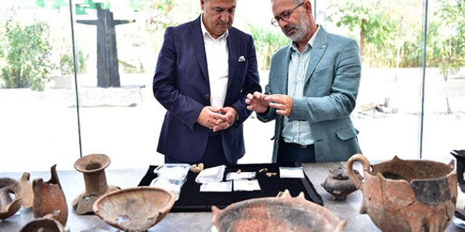 Höyükte 8 bin 500 yılllık öncesine ait deniz ürünleri buluntuları