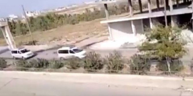Teröristler ambulanslarla kaçıyor