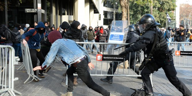 İspanya'da polis şiddeti