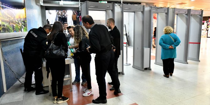 Büyükşehir Belediyesi güvenli seyahat için Ankaray ve metro istasyonlarında güvenlik önlemlerini artırdı