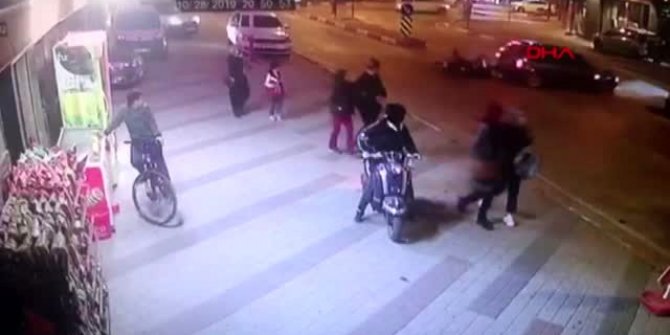 Hem çarptı hem darp etti