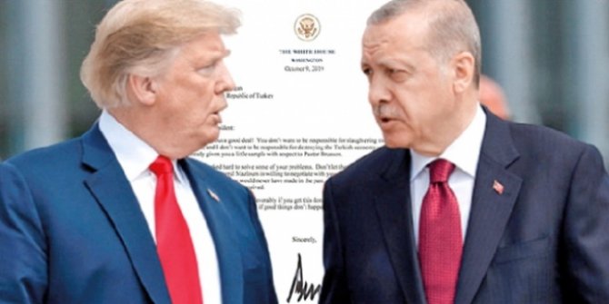 Erdoğan: O mektubu Trump'ın masasına bırakacağım