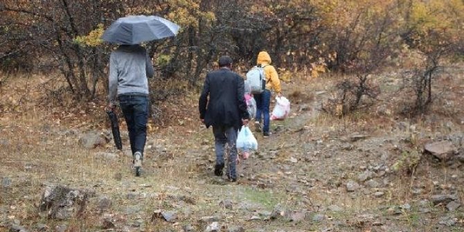 Çocukları okusun diye...