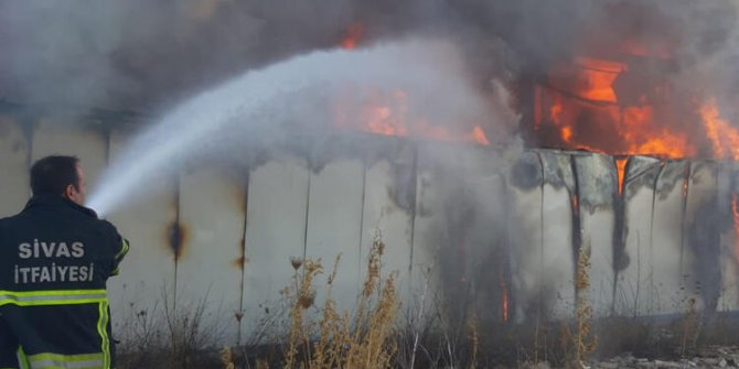 Alev alev yanıyor: Sivas'ta korkutan yangın