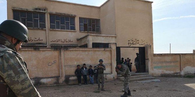 PKK/YPG Rasulayn'da okulu mevzi yapmış