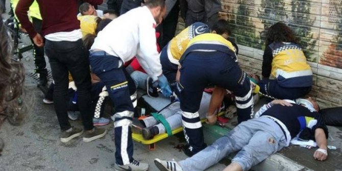Otomobil köprüden uçtu, can pazarı yaşandı