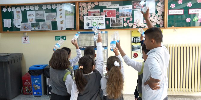 Altındağ okullarında 'Çöpe atma basket at' etkinliği başladı