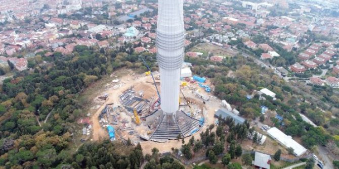 Çamlıca Kulesi'nde sona yaklaşıldı