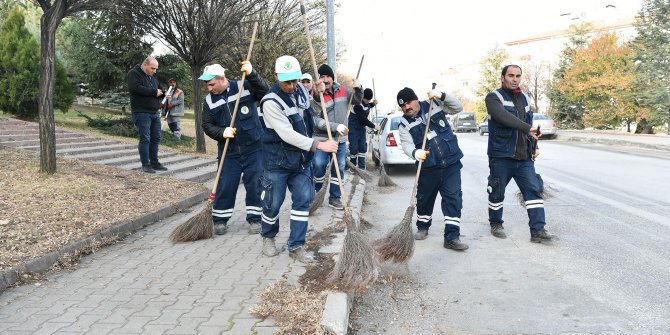 Mamak'ta dip köşe temizlik devam ediyor