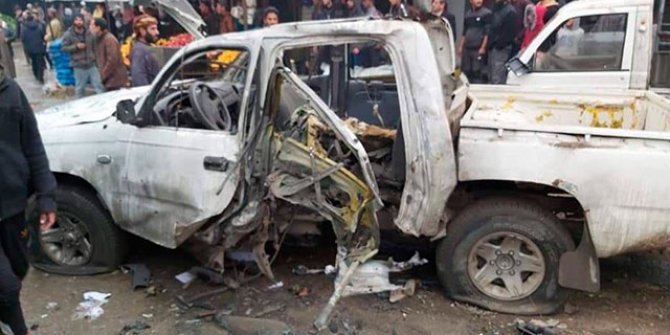 Cerablus'ta bombalı araçla saldırı:  9 yaralı