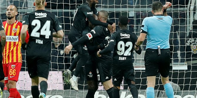 Beşiktaş, Kayserispor'u rahat yendi