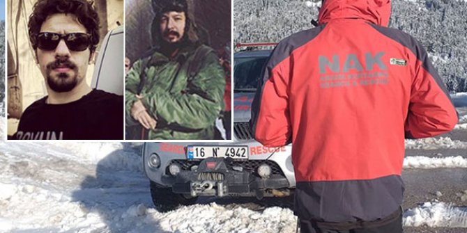 Uludağ'da kayıp dağcılardan Efe Sarp'ın kırmızı montu bulundu